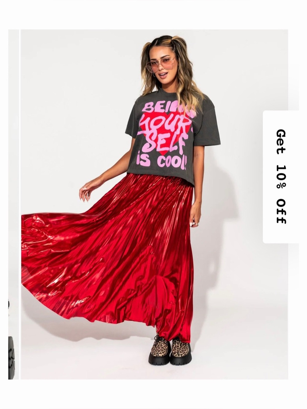 Dressed in LALA Being Yourself Is
Cool Tee